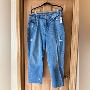 Old Navy Women’s Curvy High-Rise Straight Jeans